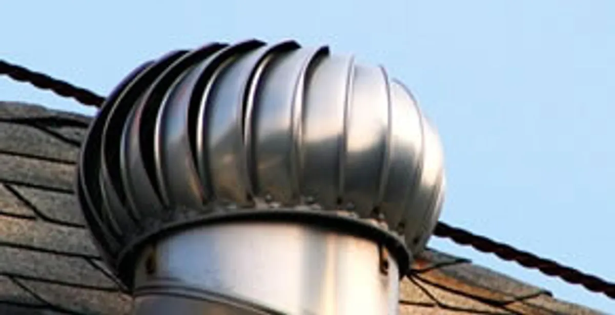 attic fan installation services with professionally installed roof ventilation unit in Birmingham, AL