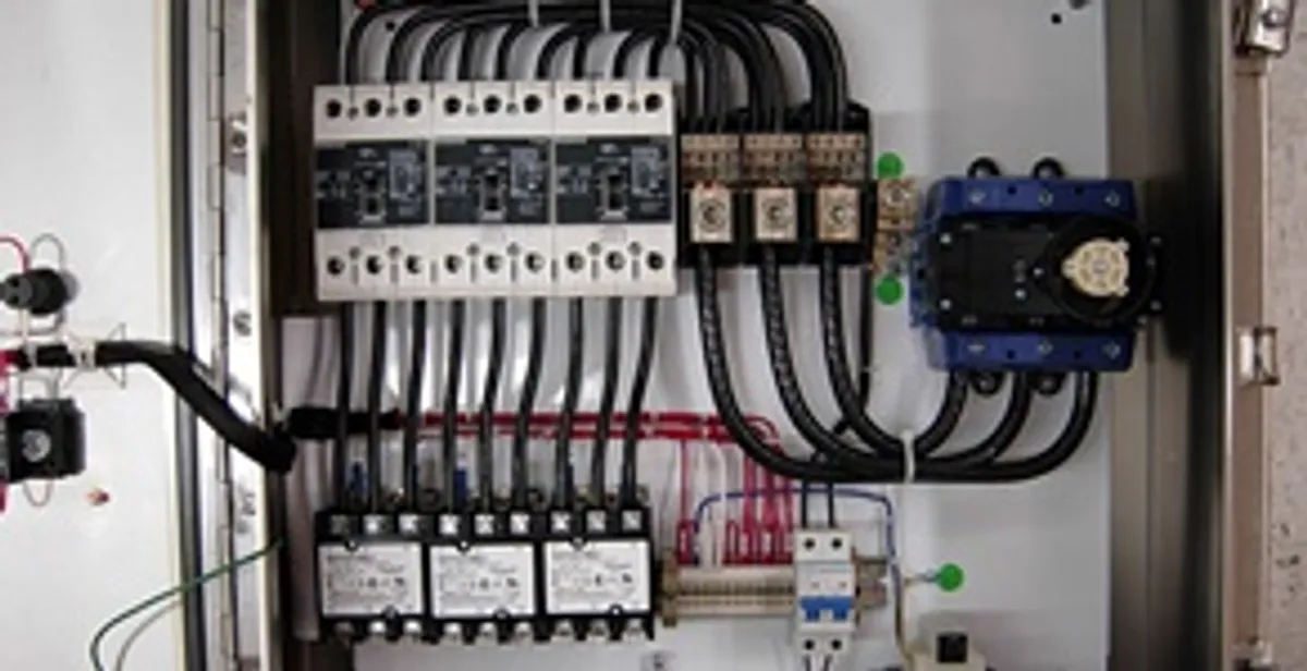 Electrical panel installation with organized circuit breakers and wiring in Birmingham, AL