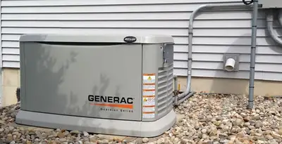 generator installation service featuring outdoor standby generator setup by licensed electricians in Birmingham, AL