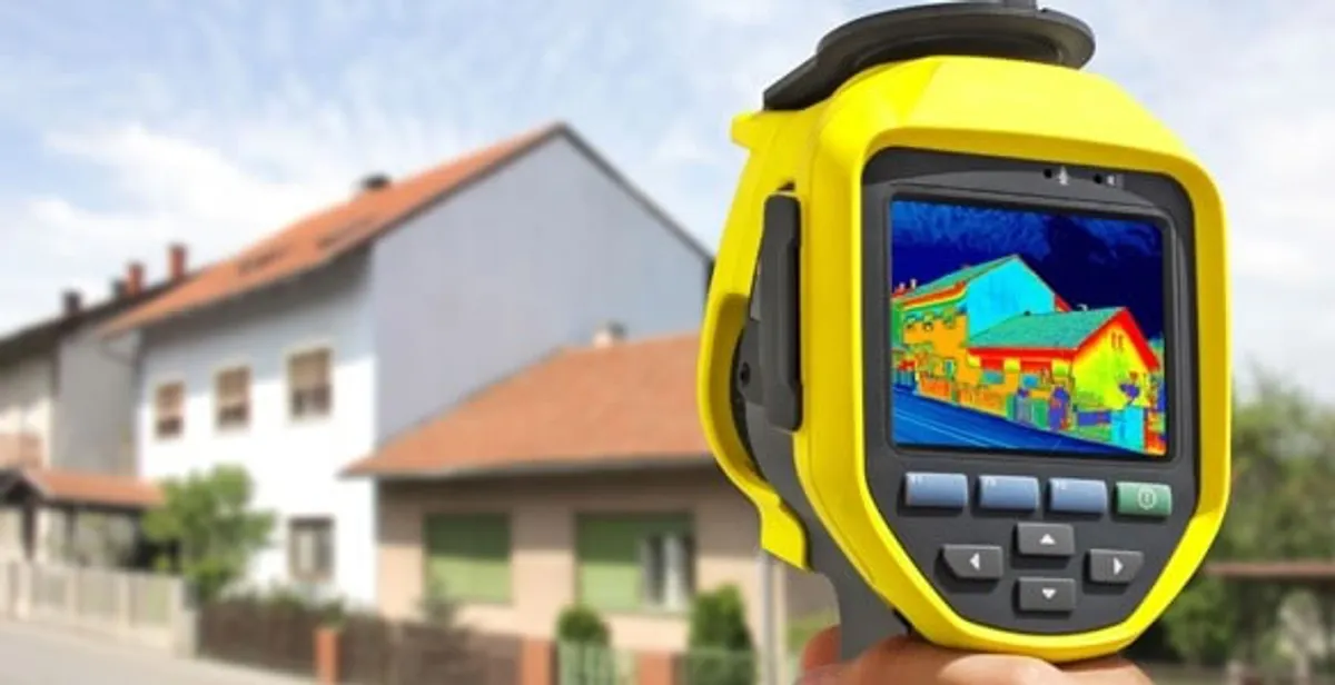 home energy audit service performing exterior thermal inspection to identify energy loss in Birmingham, AL