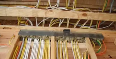 new construction wiring services with organized electrical rough-in performed by licensed electricians in Birmingham, AL