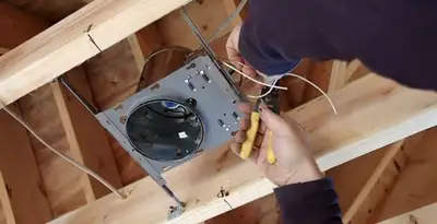 Professional recessed lighting installation with electrical wiring by licensed electricians in Birmingham, AL