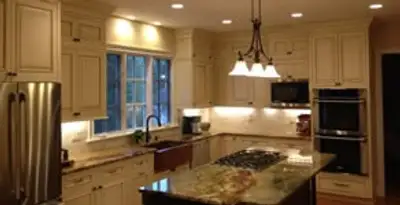 Recessed lighting installation enhancing interior lighting by professional electricians in Birmingham, AL