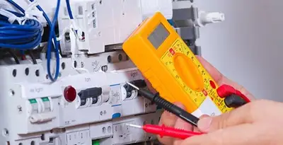 Residential electrician testing home electrical panel for safety and performance in Birmingham, AL