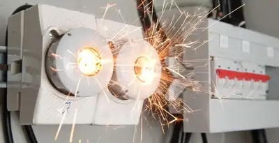 Electrical panel with whole home surge protection system preventing power damage in residential property in Birmingham, AL